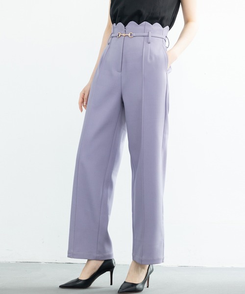 ＊美品＊エラ♡ワイドパンツ　スカラップ 美品＊エラ♡ワイドパンツ スカラップ