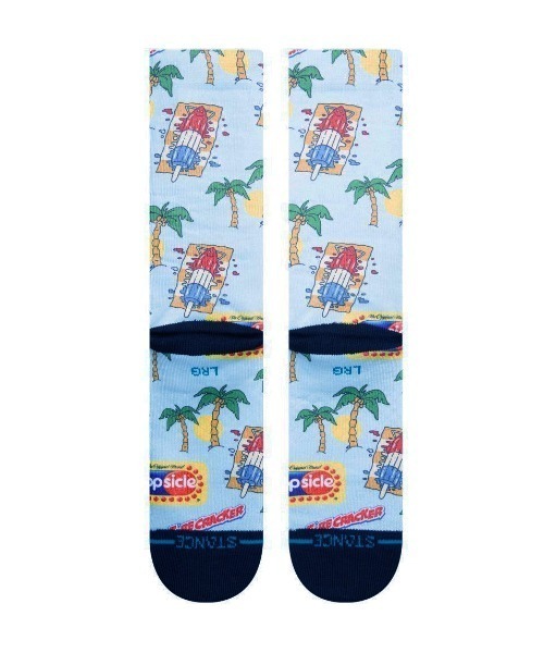 STANCE（スタンス）の「STANCE/スタンス ソックス ICE CREAM ICONS(アイスクリームアイコンズ)コラボモデル POPS CREW A555C23POP（ソックス/靴下・メンズ・ライトブルー・M/L）」の3枚目の写真