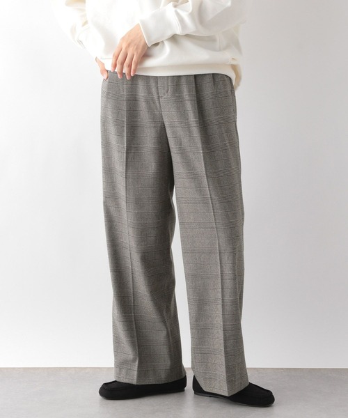 GLOBAL WORK（グローバルワーク）の「あったかウツクシルエットワイド柄パンツ/967825（その他パンツ・レディース・ネイビー/ブラウン/グレー/チャコールグレー・X-SMALL/LARGE/MEDIUM/SMALL）」の17枚目の写真