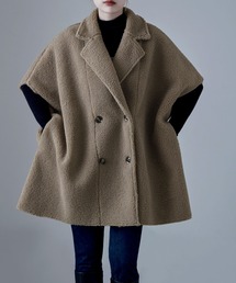 etoll. | フェイクムートンポンチョ(ムートンコート)