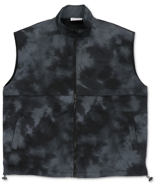 SPINNS（スピンズ）の「【ユニセックスで着用可能】スタンドカラータイダイベスト（ベスト・メンズ・オフホワイト/カーキ/ブラック・ONESIZE）」の14枚目の写真