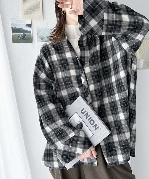 VAINL ARCHIVE オンブレチェック プルオーバーシャツ 日本製 M VAINL