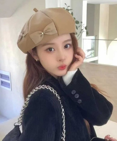 正規品Bibiy. リボン付きベレー帽 MONIQUE BERET 新品・正規品】 Bibiy. リボン付きベレー帽 MONIQUE BERET