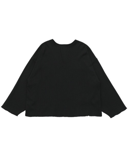 キーネックワッフルトップス（Tシャツ/カットソー）｜select MOCA