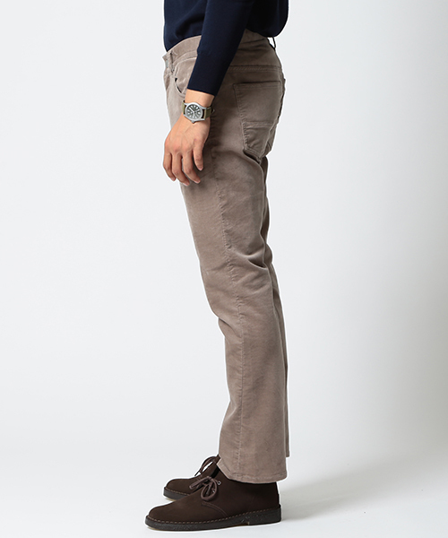 BEAMS（ビームス）の「BEAMS / ベロア シューカット 5ポケット パンツ（その他パンツ・メンズ・ベージュ/ネイビー・MEDIUM/SMALL/LARGE）」の9枚目の写真