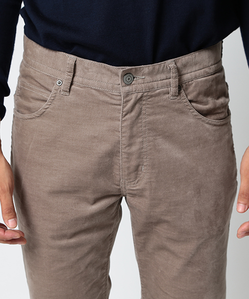 BEAMS（ビームス）の「BEAMS / ベロア シューカット 5ポケット パンツ（その他パンツ・メンズ・ベージュ/ネイビー・MEDIUM/SMALL/LARGE）」の11枚目の写真
