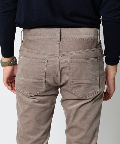 BEAMS（ビームス）の「BEAMS / ベロア シューカット 5ポケット パンツ（その他パンツ・メンズ・ベージュ/ネイビー・MEDIUM/SMALL/LARGE）」の12枚目の写真
