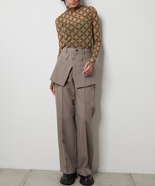 ルシェルブルー Deformable Geometric Sheer TOP セール】ディフォーマブルジオメトリックシアートップ