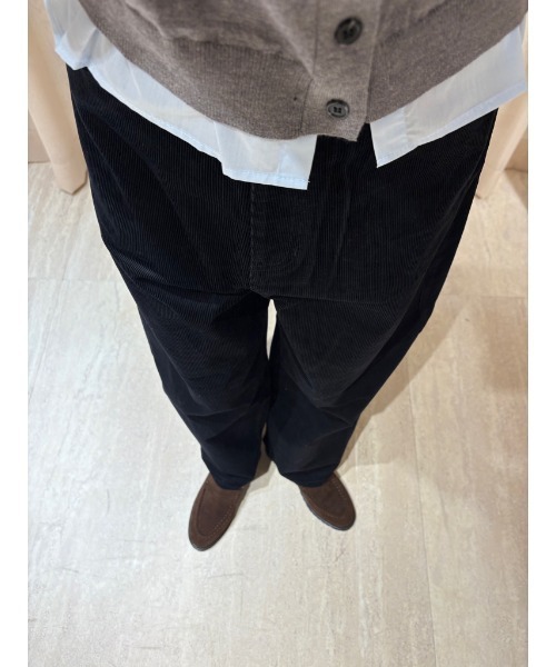 FREE'S MART（フリーズマート）の「コーデュロイエッグパンツ（その他パンツ・レディース・オフホワイト/ベージュ/ブラック/ネイビー/ダークブラウン・マルチサイズ）」の16枚目の写真