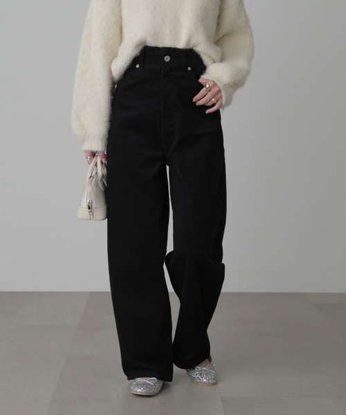 FREE'S MART（フリーズマート）の「コーデュロイエッグパンツ（その他パンツ・レディース・オフホワイト/ベージュ/ブラック/ネイビー/ダークブラウン・マルチサイズ）」の11枚目の写真