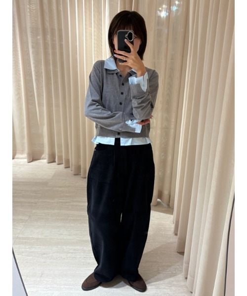 FREE'S MART（フリーズマート）の「コーデュロイエッグパンツ（その他パンツ・レディース・オフホワイト/ベージュ/ブラック/ネイビー/ダークブラウン・マルチサイズ）」の15枚目の写真