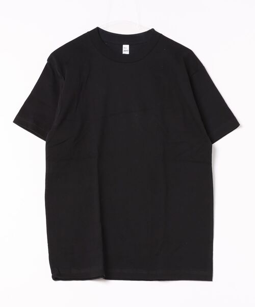 LOS ANGELES APPAREL（ロサンゼルスアパレル）の「【LOS ANGELES APPAREL/ロサンゼルスアパレル】S/S Crew Neck 6.0oz Heavy　クルーネック　ヘビーウェイト　Tシャツ（Tシャツ/カットソー・メンズ・ブラック/ホワイト・SMALL/MEDIUM/XX-LARGE）」の2枚目の写真