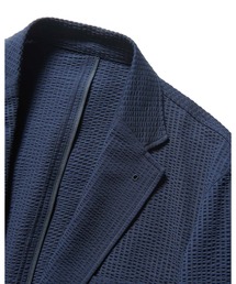 SOPHNET. ソフネット HIGH GAUGE TWILL 2B ジャケット SOPHNET.（ソフネット）の「HIGH GAUGE WAVE STRIPE STANDARD