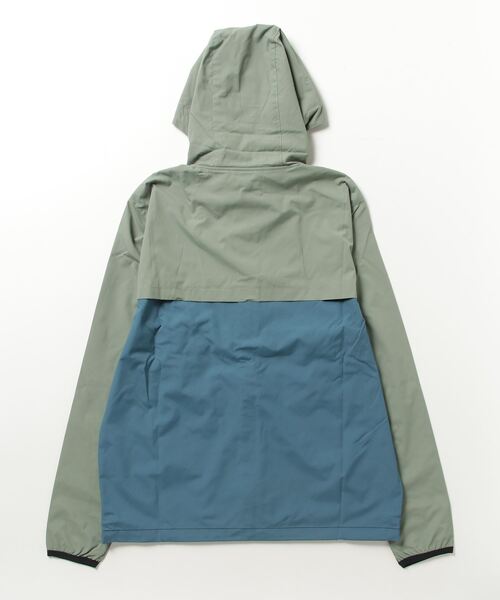 BILLABONG(ビラボン)の「BILLABONG メンズ TRANSPORT WINDBREAKER ジャケット 【2024年春夏モデル】/ビラボンナイロンウインドブレーカー(ナイロンジャケット・メンズ・ミント/ブラック・MEDIUM/LARGE/X-LARGE)」の4枚目の写真