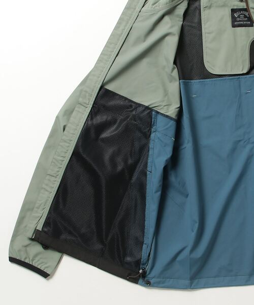 BILLABONG(ビラボン)の「BILLABONG メンズ TRANSPORT WINDBREAKER ジャケット 【2024年春夏モデル】/ビラボンナイロンウインドブレーカー(ナイロンジャケット・メンズ・ミント/ブラック・MEDIUM/LARGE/X-LARGE)」の3枚目の写真
