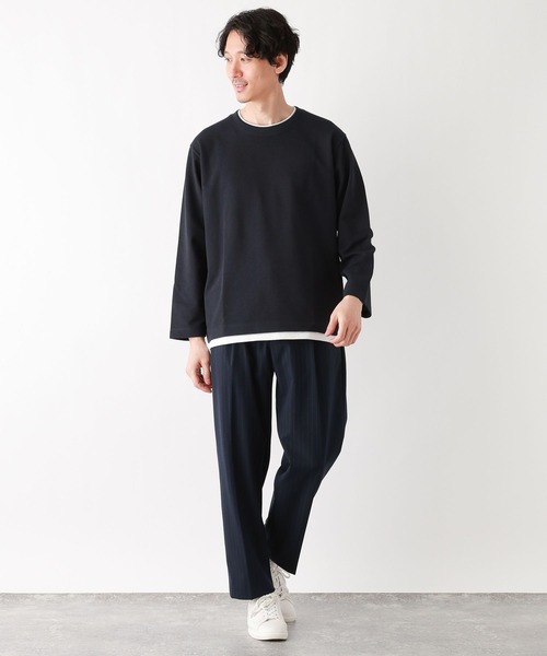 GLOBAL WORK(グローバルワーク)の「アーバンクリーンワイドパンツ/975704(スラックス・メンズ・グレー/ネイビー系6/ブラック・LARGE/X-LARGE/MEDIUM/SMALL)」の19枚目の写真