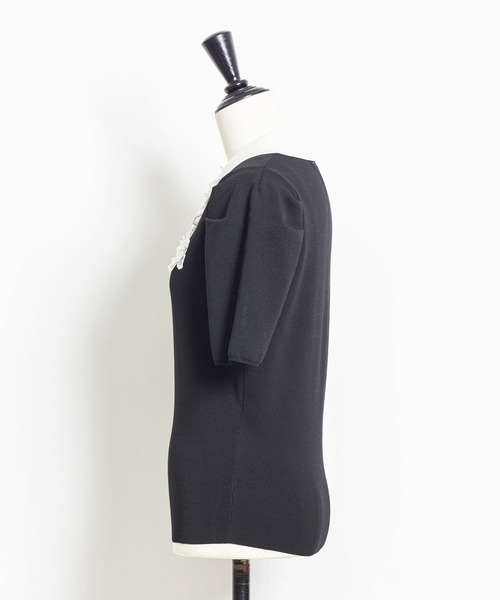 NOELA(ノエラ)の「3Dフラワー装飾ニット(ニット/セーター・レディース・サックスブルー/ピンク/ブラック・フリー)」の16枚目の写真