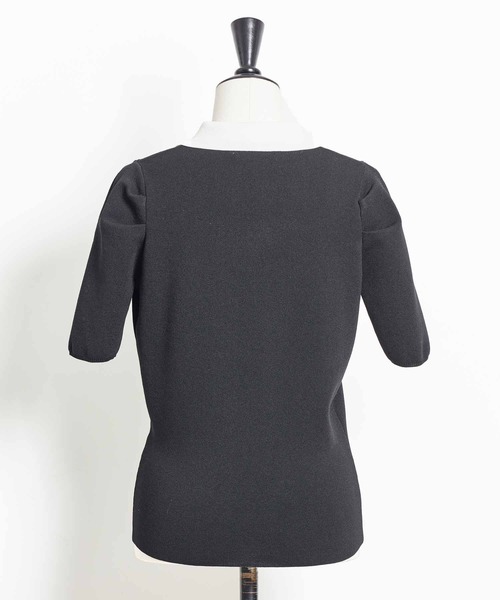 NOELA(ノエラ)の「3Dフラワー装飾ニット(ニット/セーター・レディース・サックスブルー/ピンク/ブラック・フリー)」の17枚目の写真