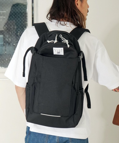 BILLABONG(ビラボン)の「BILLABONG メンズ HELIN BACK PACK バックパック 【2024年春夏モデル】/ビラボン大容量ノートパソコン収納可能アクティブポケット付きバックパック(バックパック/リュック・メンズ・ブラック/オレンジ/ブルー/ホワイト×ブラック・FREE)」の2枚目の写真