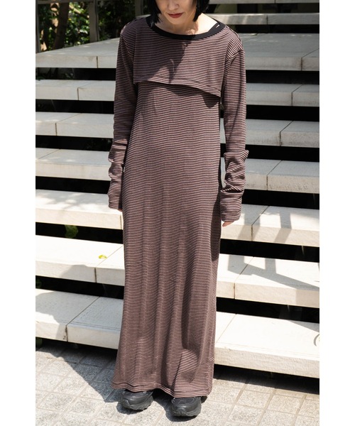 MILLER(ミラー)の「【 Robert P. Miller / ロバート・ピー・ミラー 】 パネルリブ クロップド ロングスリーブ カットソー DRE RM241-2147(Tシャツ/カットソー・レディース・ブラック/ブラウン/グリーン/ブラウン系その他/ライトブルー/ダークブラウン・FREE)」の11枚目の写真