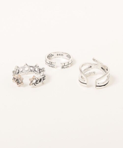 Port(ポート)の「【 3個セット 】 デザイン セット リング / フリーサイズ / 指輪(リング・レディース・シルバー/シルバー系その他/シルバー系その他2/シルバー系その他3/シルバー系その他4/シルバー系その他5/シルバー系その他6/シルバー系その他7/その他8・FREE)」の19枚目の写真