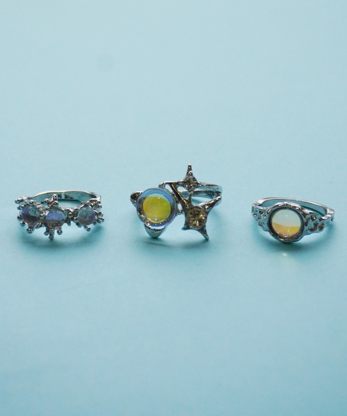 Port(ポート)の「【 3個セット 】 デザイン セット リング / フリーサイズ / 指輪(リング・レディース・シルバー/シルバー系その他/シルバー系その他2/シルバー系その他3/シルバー系その他4/シルバー系その他5/シルバー系その他6/シルバー系その他7/その他8・FREE)」の8枚目の写真