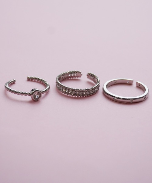 Port(ポート)の「【 3個セット 】 デザイン セット リング / フリーサイズ / 指輪(リング・レディース・シルバー/シルバー系その他/シルバー系その他2/シルバー系その他3/シルバー系その他4/シルバー系その他5/シルバー系その他6/シルバー系その他7/その他8・FREE)」の15枚目の写真