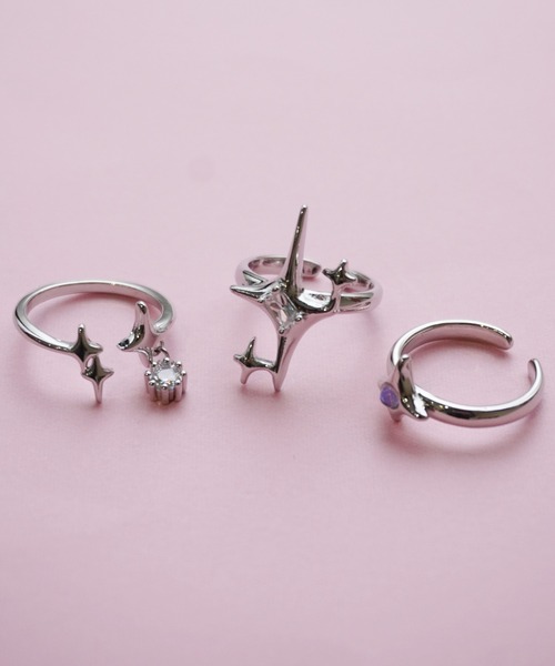 Port(ポート)の「【 3個セット 】 デザイン セット リング / フリーサイズ / 指輪(リング・レディース・シルバー/シルバー系その他/シルバー系その他2/シルバー系その他3/シルバー系その他4/シルバー系その他5/シルバー系その他6/シルバー系その他7/その他8・FREE)」の14枚目の写真