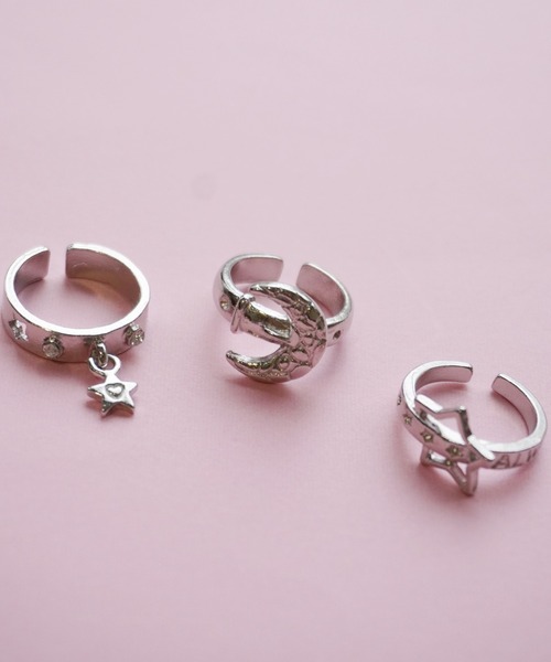 Port(ポート)の「【 3個セット 】 デザイン セット リング / フリーサイズ / 指輪(リング・レディース・シルバー/シルバー系その他/シルバー系その他2/シルバー系その他3/シルバー系その他4/シルバー系その他5/シルバー系その他6/シルバー系その他7/その他8・FREE)」の13枚目の写真