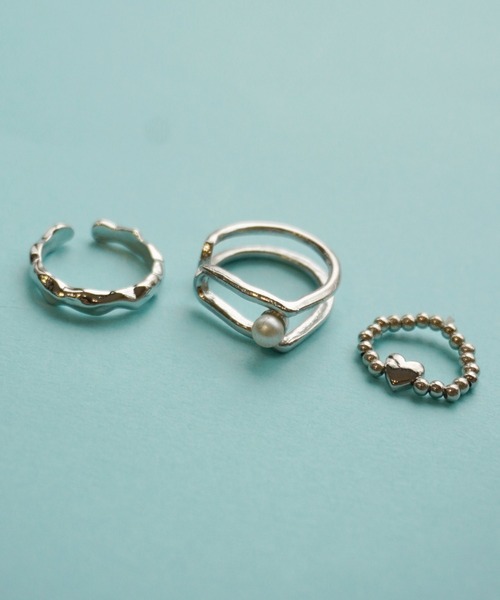 Port(ポート)の「【 3個セット 】 デザイン セット リング / フリーサイズ / 指輪(リング・レディース・シルバー/シルバー系その他/シルバー系その他2/シルバー系その他3/シルバー系その他4/シルバー系その他5/シルバー系その他6/シルバー系その他7/その他8・FREE)」の16枚目の写真