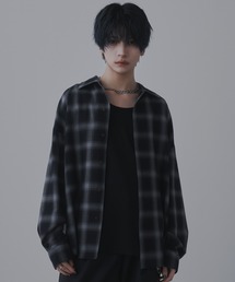 Ombre check shirts/オンブレチェックシャツ