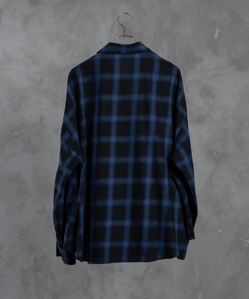 セール】Ombre check shirts/オンブレチェックシャツ（シャツ