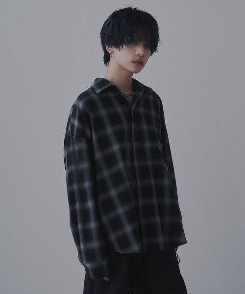 NEIGHBORHOOD 19AW オンブレチェックシャツ　B&C 15070151-a.jpg