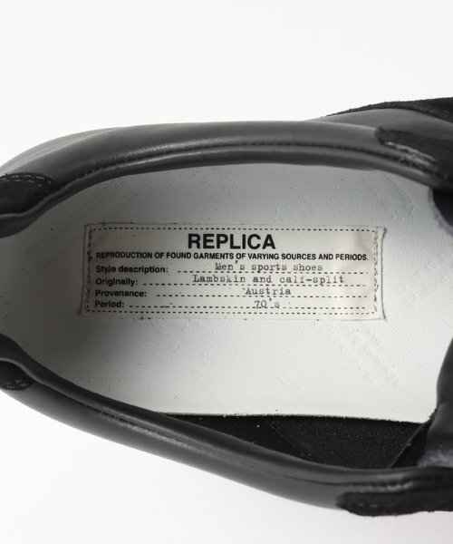 Maison Margiela（メゾンマルジェラ）の「【MAISON MARGIELA / メゾン マルジェラ】REPLICA German Trainer（スニーカー・メンズ・ブラック/ホワイト・41/42/43）」の12枚目の写真