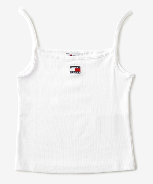 tommy jeans(トミー ジーンズ)の「バッジリブストラップトップ(キャミソール・レディース・ホワイト・X-SMALL/SMALL/MEDIUM)」の5枚目の写真