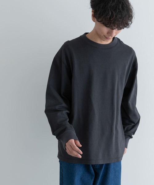 FORK&SPOON(フォークアンドスプーン)の「FORK&SPOON TCワッフルロングスリーブTシャツ(Tシャツ/カットソー・メンズ・オフホワイト/チャコールグレー・4/5)」の15枚目の写真