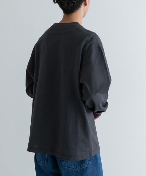FORK&SPOON(フォークアンドスプーン)の「FORK&SPOON TCワッフルロングスリーブTシャツ(Tシャツ/カットソー・メンズ・オフホワイト/チャコールグレー・4/5)」の17枚目の写真