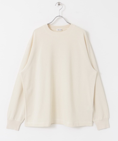 FORK&SPOON(フォークアンドスプーン)の「FORK&SPOON TCワッフルロングスリーブTシャツ(Tシャツ/カットソー・メンズ・オフホワイト/チャコールグレー・4/5)」の4枚目の写真
