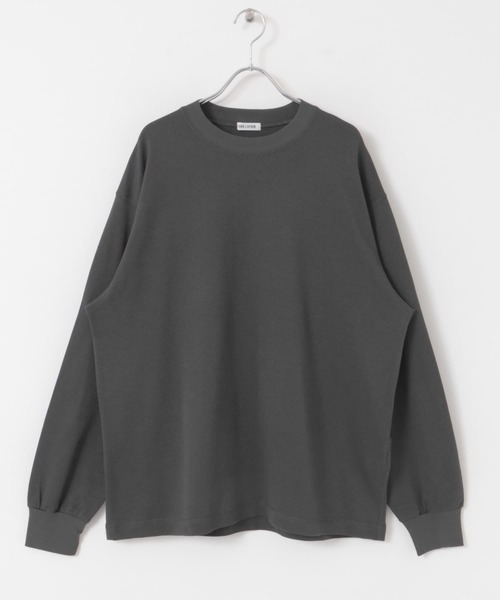 FORK&SPOON(フォークアンドスプーン)の「FORK&SPOON TCワッフルロングスリーブTシャツ(Tシャツ/カットソー・メンズ・オフホワイト/チャコールグレー・4/5)」の5枚目の写真
