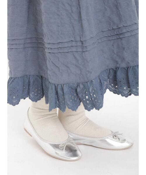 Samansa Mos2(サマンサ モスモス)の「【S/XLサイズ WEB限定】エナメルメタリックアソートバレエシューズ(パンプス・レディース・オフホワイト/シルバー/ブラック・S/XL/M/L)」の16枚目の写真