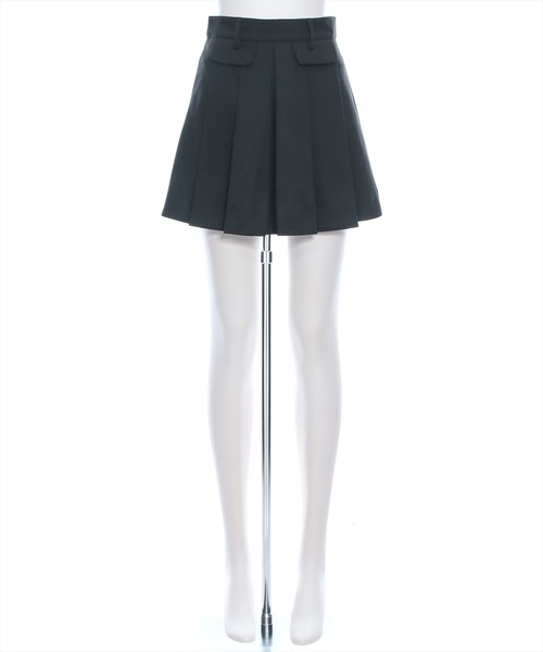 clear(クリア)の「フェイクポケットプリーツミニスカート(スカート・レディース・ブラック/ベージュ・M/S)」の20枚目の写真