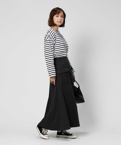 BACK NUMBER(バックナンバー)の「【BACK NUMBER】マーメイドスカート(スカート・レディース・ダークグレー・L/M)」の3枚目の写真