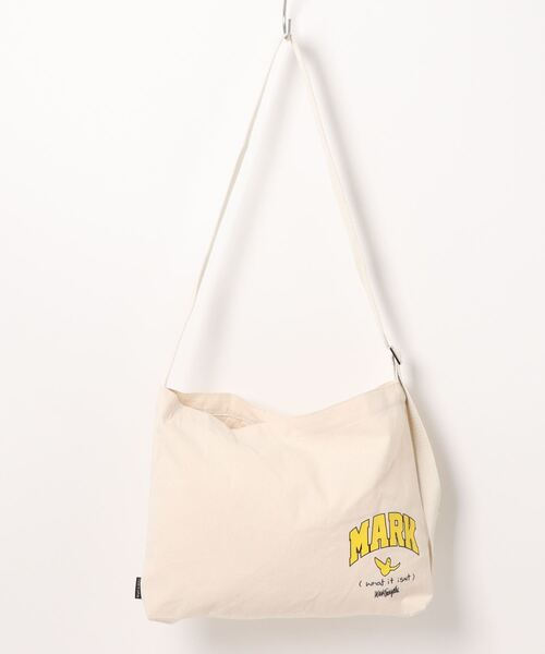 （What it isNt）ART BY MARKGONZALES（ワットイットイズント）の「【 (What it isNt) ART BY MARKGONZALES / (ワットイットイズント) アートバイ マークゴンザレス 】 キャンパス トート ショルダーバッグ メンズ レディース（ショルダーバッグ・メンズ・ホワイト系その他/ホワイト系その他3/ホワイト系その他2・FREE）」の3枚目の写真