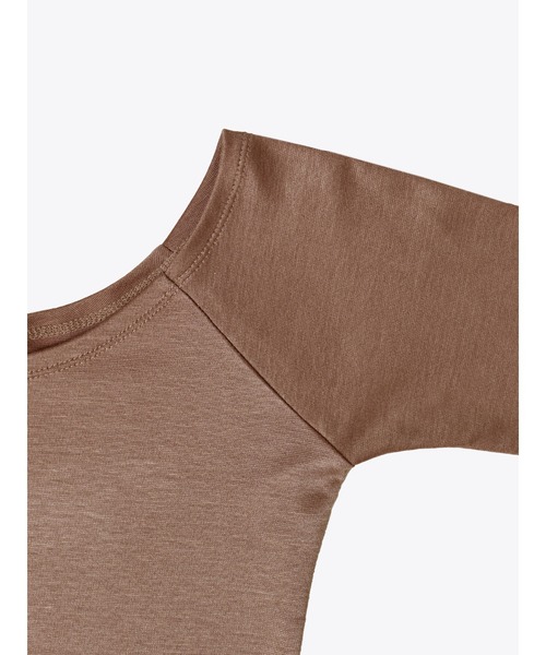 ENCIRCLE（エンサークル）の「【ENCIRCLE/エンサークル】Alex/アレックス（カットソー）（Tシャツ/カットソー・レディース・ダークグリーン/ベージュ/ブラック・FREE）」の6枚目の写真