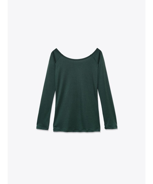 ENCIRCLE（エンサークル）の「【ENCIRCLE/エンサークル】Alex/アレックス（カットソー）（Tシャツ/カットソー・レディース・ダークグリーン/ベージュ/ブラック・FREE）」の16枚目の写真