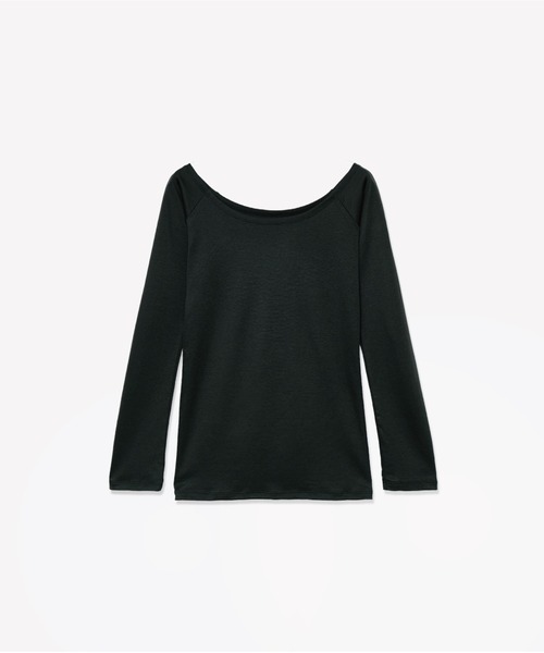 ENCIRCLE（エンサークル）の「【ENCIRCLE/エンサークル】Alex/アレックス（カットソー）（Tシャツ/カットソー・レディース・ダークグリーン/ベージュ/ブラック・FREE）」の22枚目の写真