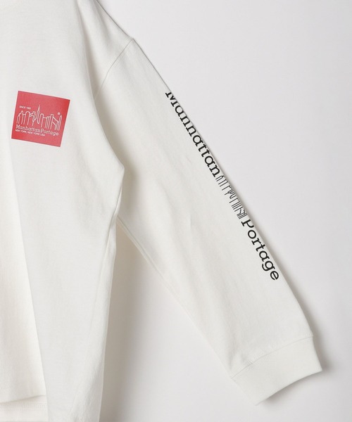 Manhattan Portage（マンハッタンポーテージ）の「[WEB限定]【Manhattan Portage】プリント長袖Tシャツ(KIDS)（Tシャツ/カットソー・キッズ・ライトグリーン/ホワイト/ブラック/ブルー・130cm/150cm）」の9枚目の写真