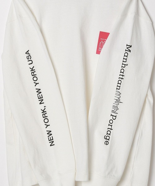 Manhattan Portage（マンハッタンポーテージ）の「[WEB限定]【Manhattan Portage】プリント長袖Tシャツ(KIDS)（Tシャツ/カットソー・キッズ・ライトグリーン/ホワイト/ブラック/ブルー・130cm/150cm）」の11枚目の写真