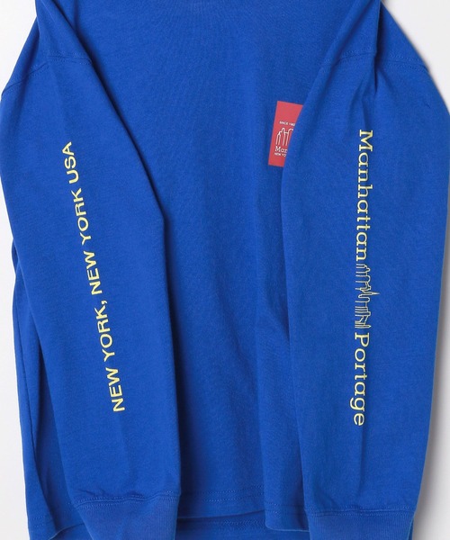 Manhattan Portage（マンハッタンポーテージ）の「[WEB限定]【Manhattan Portage】プリント長袖Tシャツ(KIDS)（Tシャツ/カットソー・キッズ・ライトグリーン/ホワイト/ブラック/ブルー・130cm/150cm）」の17枚目の写真