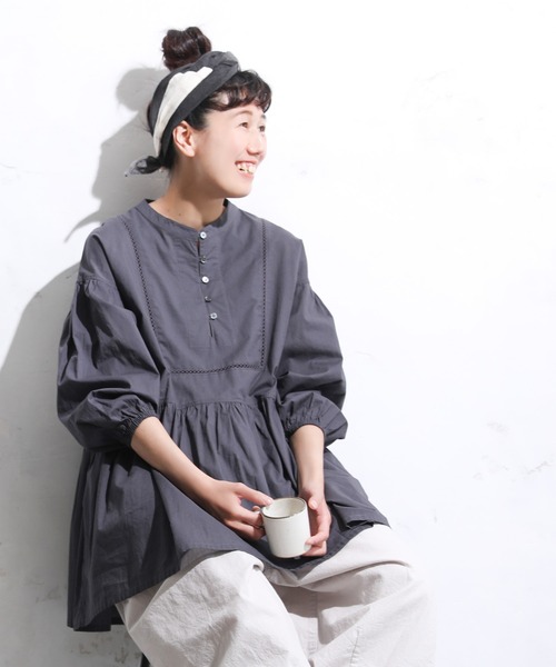 soulberry（ソウルベリー）の「すっきり、甘さブラウス Fika（シャツ 